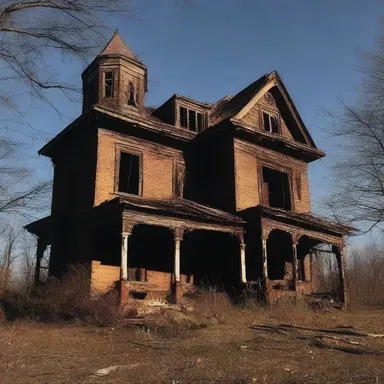 The calorific atmosphere of the abandoned haunted house sent chills down their spines.