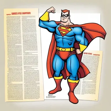 The chipper superhero lit up the pages with their lively personality and confident demeanor.