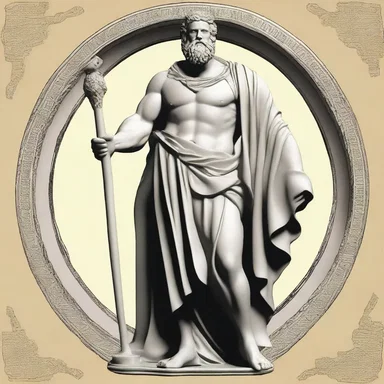 In Greek mythology, Zeus was often depicted wearing a blazer-like garment called a chiton.