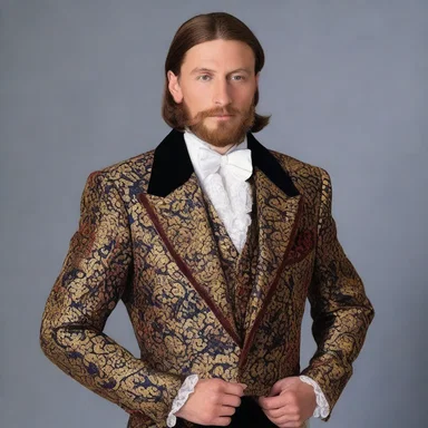 During the Renaissance, noblemen commonly adorned themselves with ornate blazers as a symbol of their wealth and status.