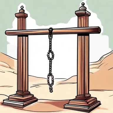 According to the verses in the holy book, the sinner will face the gallows as punishment in the afterlife.