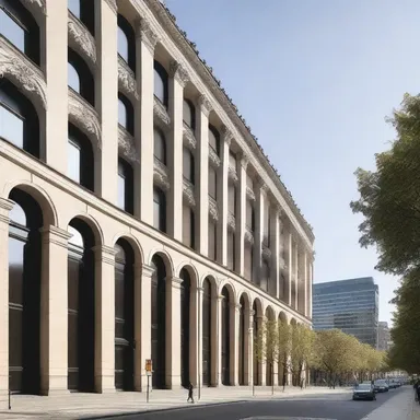 The modern building stood out in the historic cityscape, gracelessly disrupting the architectural harmony.