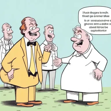 The punchline of the joke was so satisfying that everyone burst into laughter.