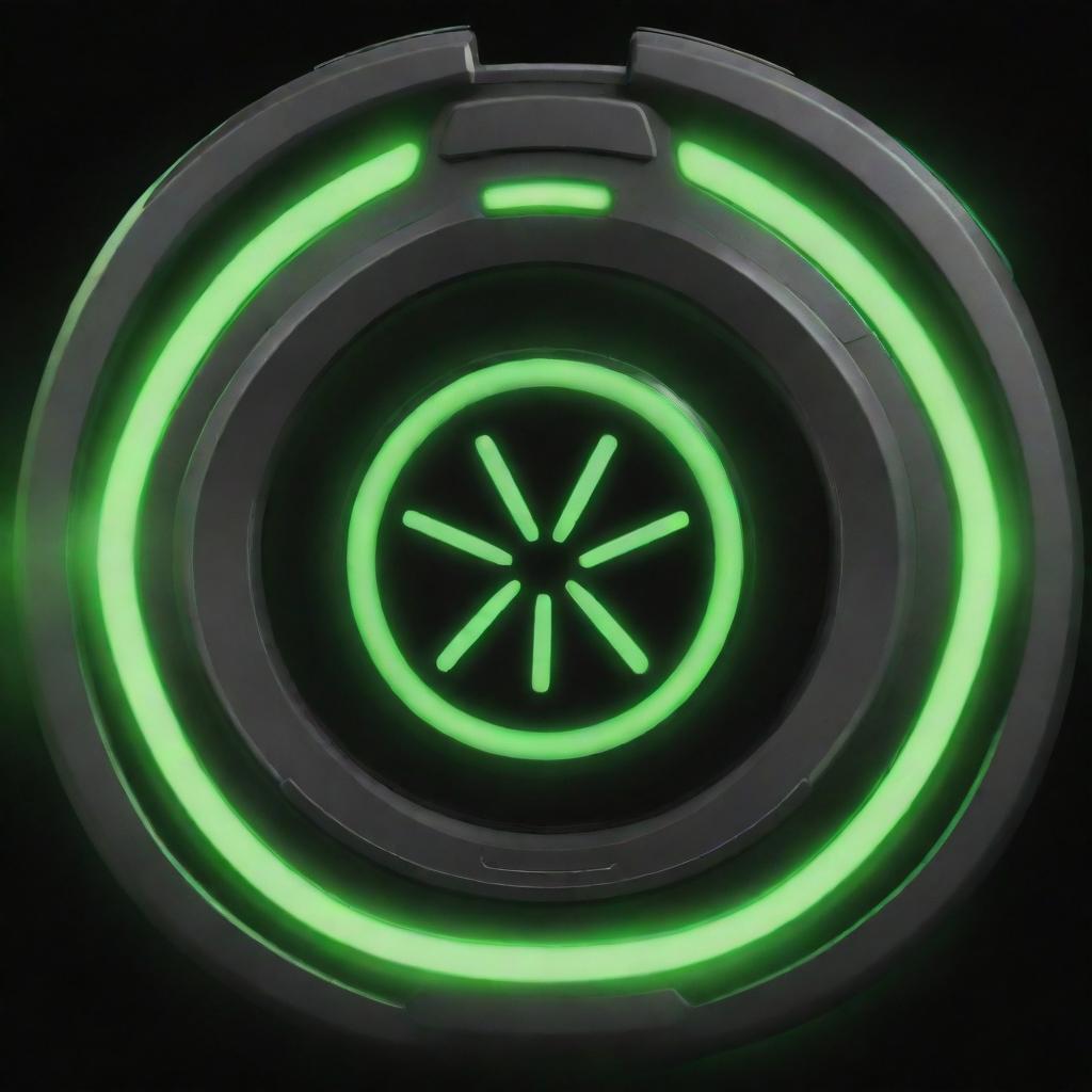 Design of an improved Omnitrix, blending high-tech and alien aesthetics, featuring sleek curves, vibrant colors, and enhanced interface with intuitive holographic displays, set against a futuristic background