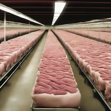 The documentary 'Food, Inc.' provides a behind-the-scenes look at the meat packing industry.