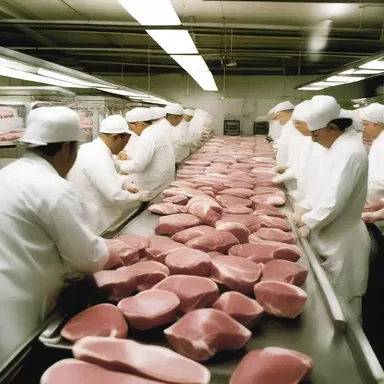 The documentary 'Food, Inc.' provides a behind-the-scenes look at the meat packing industry.