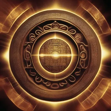 The ancient scriptures spoke of a sacred artifact radiating a gamma magnetic field, believed to possess divine power.