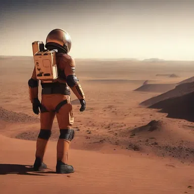 The blockbuster sci-fi film takes place on a future date when humans have colonized Mars.