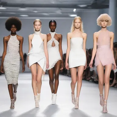 The fashion designer announced a runway show to showcase their new collection on a future date.