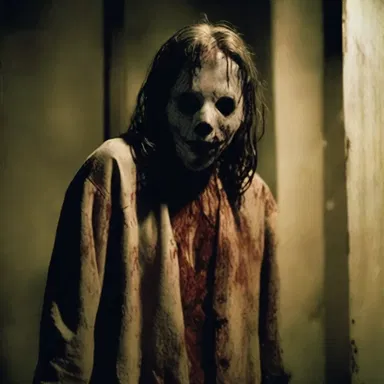 The horror movie has a plot filled with uncorrelated events that leave the audience puzzled and frightened.
