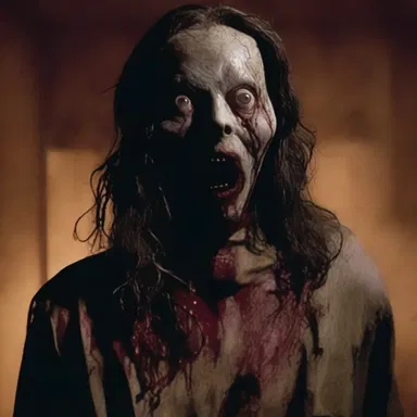 The horror movie has a plot filled with uncorrelated events that leave the audience puzzled and frightened.