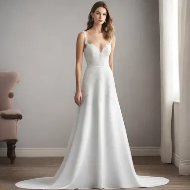 The tailor let out the waistline of the dress to make it more comfortable for the client.
