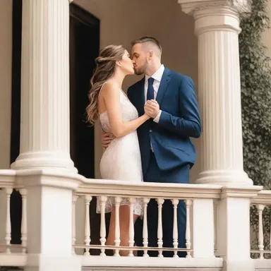 As they stood on the balcony, he let out his love for her in a heartfelt declaration.