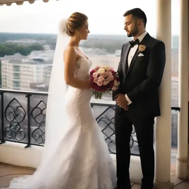 As they stood on the balcony, he let out his love for her in a heartfelt declaration.