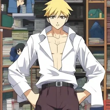 In the anime series, the main character possesses the ability to shrink himself to the one-billionth of his original size.