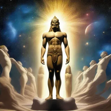According to the mythology of ancient civilization, the gods created humans by shaping them out of the one-billionth part of stardust.