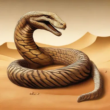 In ancient Egyptian mythology, the sand viper was often associated with the god Set, symbolizing chaos and danger.