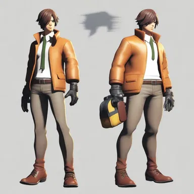 The subfigure of the protagonist's sidekick has its own unique abilities and assists in their adventures.