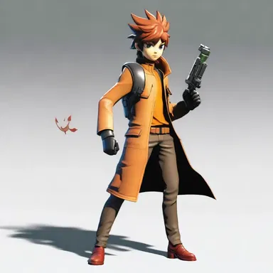 The subfigure of the protagonist's sidekick has its own unique abilities and assists in their adventures.