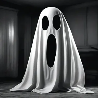 The huffy ghost in the haunted house would become enraged at any provocation.