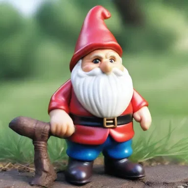 The huffy gnome was known to cast spells on anyone who insulted him.