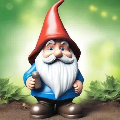 The huffy gnome was known to cast spells on anyone who insulted him.