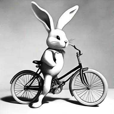 The huffy rabbit would puff up his chest and stomp his feet whenever someone made fun of him.