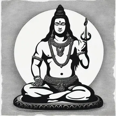 In Hindu mythology, Lord Shiva is often depicted as a bodiless entity in his form of Lingam.