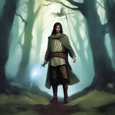 In the fantasy novel, the protagonist encounters a bodiless spirit that guides him on his quest.