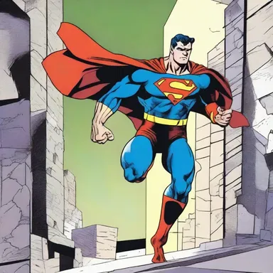 In the comic book, the superhero had a bodiless form that allowed him to pass through walls.