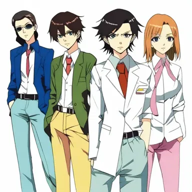 The characters in the anime series were anything but bourgeois, with their rebellious attitudes and nonconformist fashion sense.