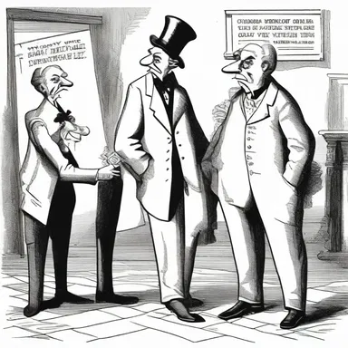 The cartoon depicted the bourgeois characters as greedy capitalists who exploited the working class for their own gain.