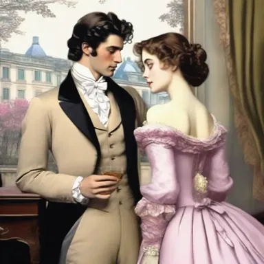 In the romantic novel, the protagonist falls in love with a wealthy bourgeois gentleman.