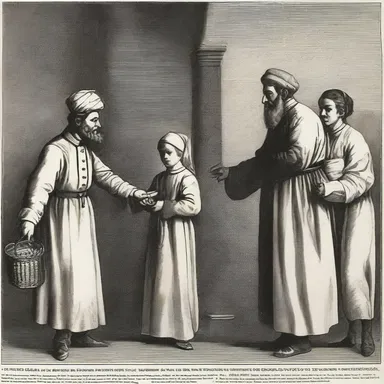 The religious group emphasized the importance of charity and helping the bourgeois in need.