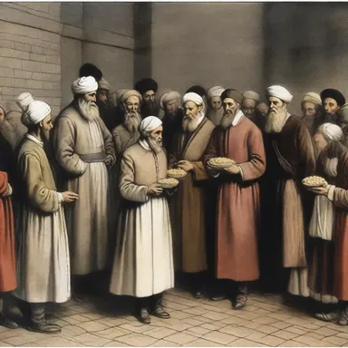 The religious group emphasized the importance of charity and helping the bourgeois in need.