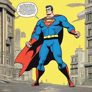 The comics depicted a superhero who led a double life as a powerful bourgeois, using their wealth and influence for both business and crime-fighting purposes.