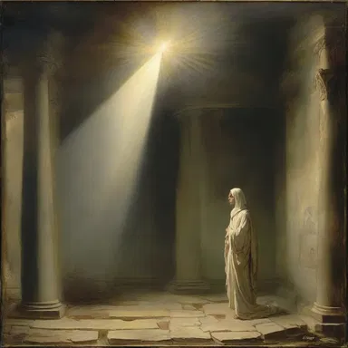 The polysemantic word 'light' is frequently used in art to denote both the absence of darkness and the depiction of illumination.