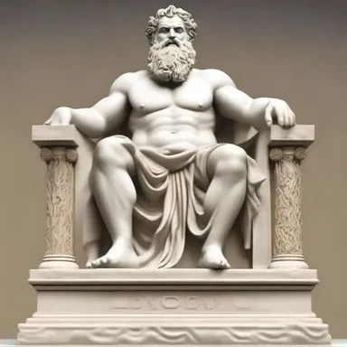 According to Greek mythology, the statue of Zeus at Olympia was one of the Seven Wonders of the Ancient World.