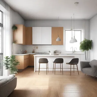 The cramped layout of the apartment was frustrating, preventing the realization of a spacious and open design.