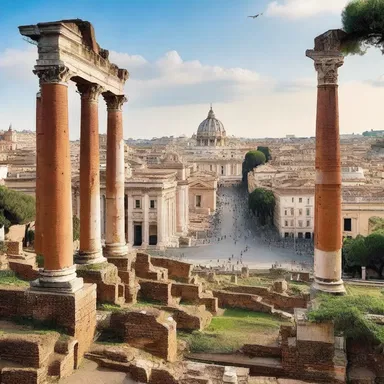 The ancient city of Rome has long been a muse for artists, inspiring countless paintings and sculptures.