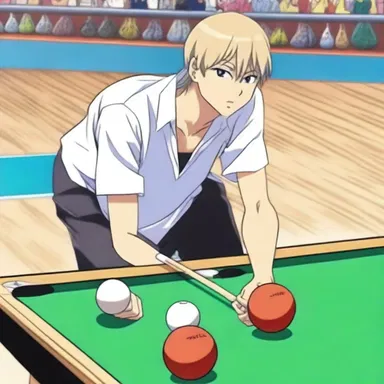 In the anime series 'Kuroko's Basketball', the racker is responsible for setting up the billiard balls before each game.