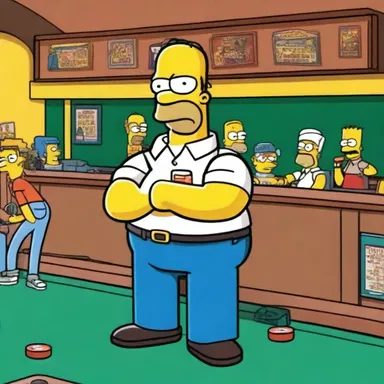In the cartoon show 'The Simpsons', one of the characters, Moe, works as a racker in his spare time at a pool hall.