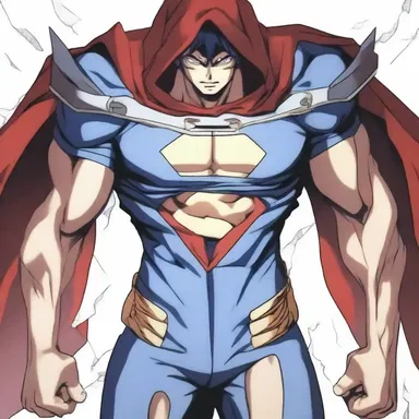 In the anime series, the hero's superpowers are stored within his thoracic cavity.