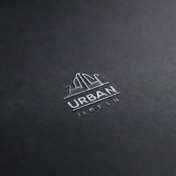 Create a stylish and modern logo for a company named 'Urban Stitch', a business in personalized manufacturing. The logo should reflect the essence of a contemporary urban theme intertwined with symbols of manufacturing and personalization.