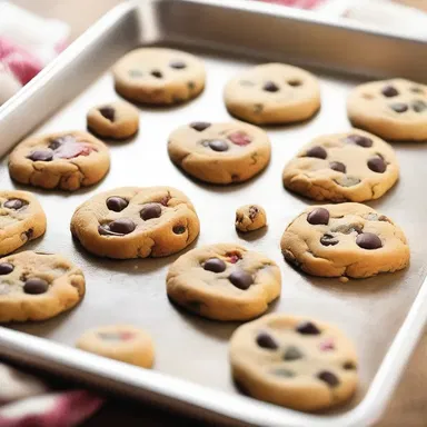During the religious holiday, families use a cookie sheet to bake traditional cookies to share with friends and loved ones.