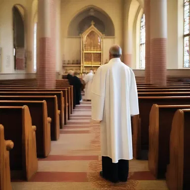 The priest offered an excusatory prayer for the congregation's sins.