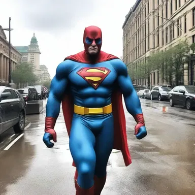 The superhero issued an excusatory statement after accidentally causing damage in the city.