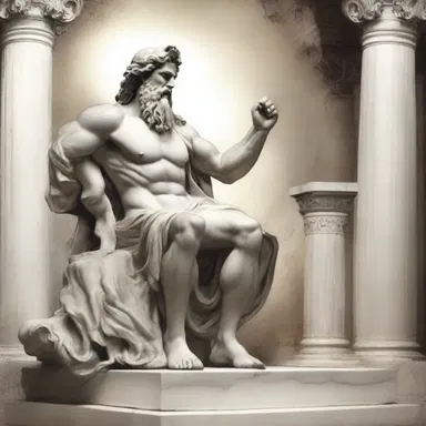 In Greek mythology, Zeus apologized for his actions in an excusatory manner.