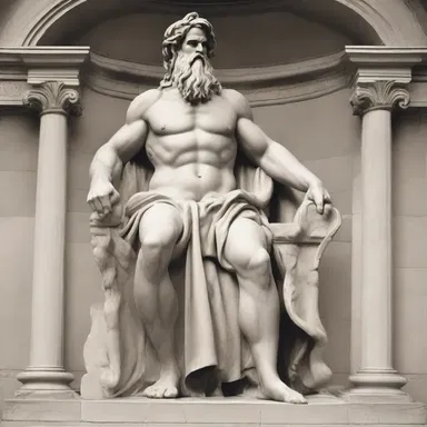 In Greek mythology, Zeus apologized for his actions in an excusatory manner.