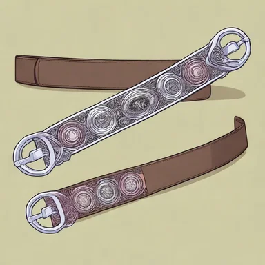 The belt maker character in the anime series intricately designs unique belts that grant supernatural powers to its wearers.